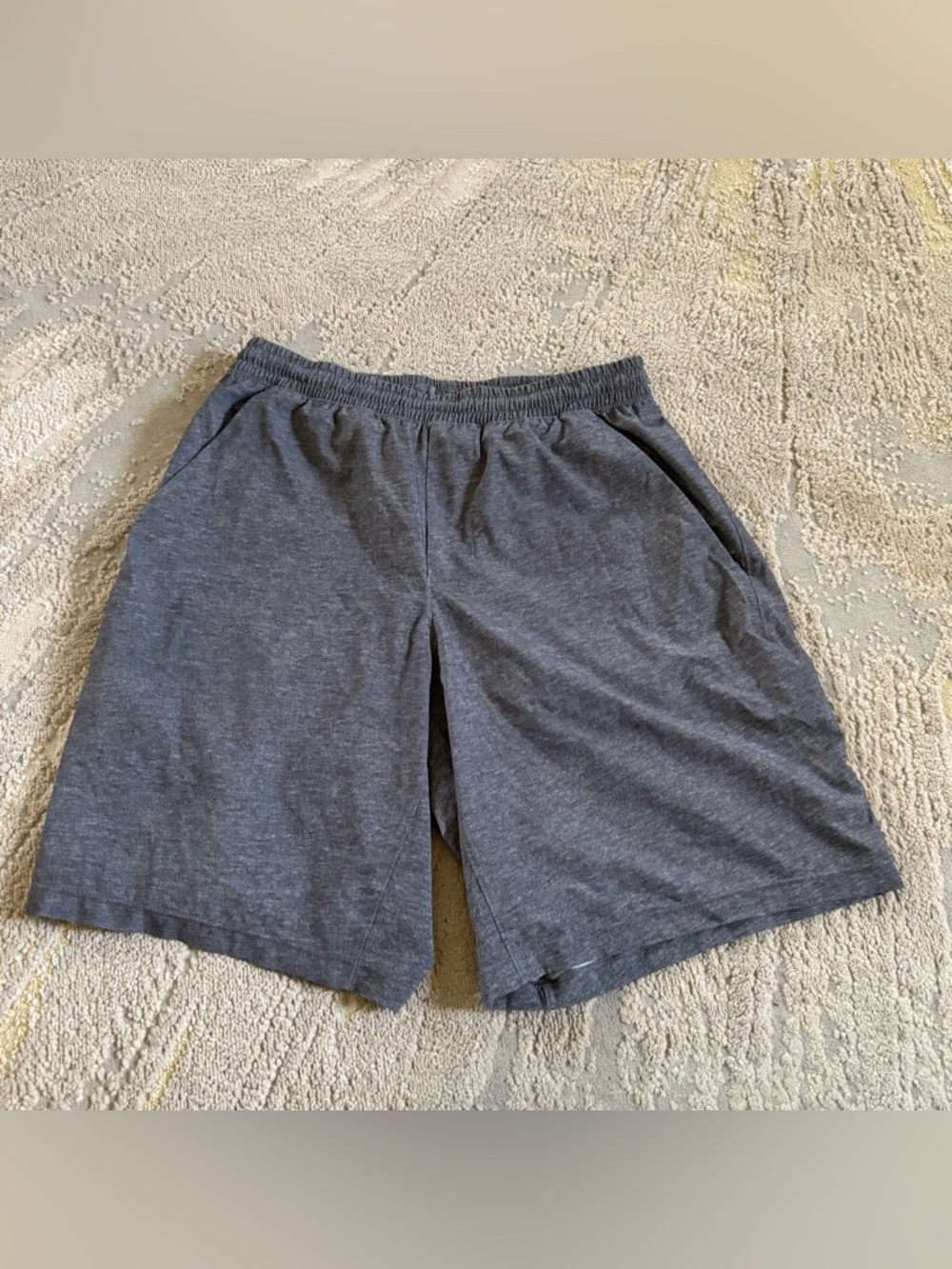 Lululemon Pace Breaker Short Linerless Heathered Grey athletic medium